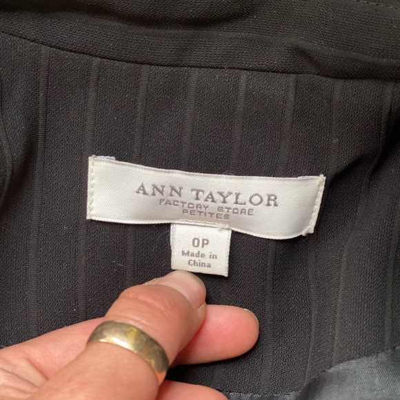 Ann Taylor Black Ribbed Blazer - Picture 5 of 6